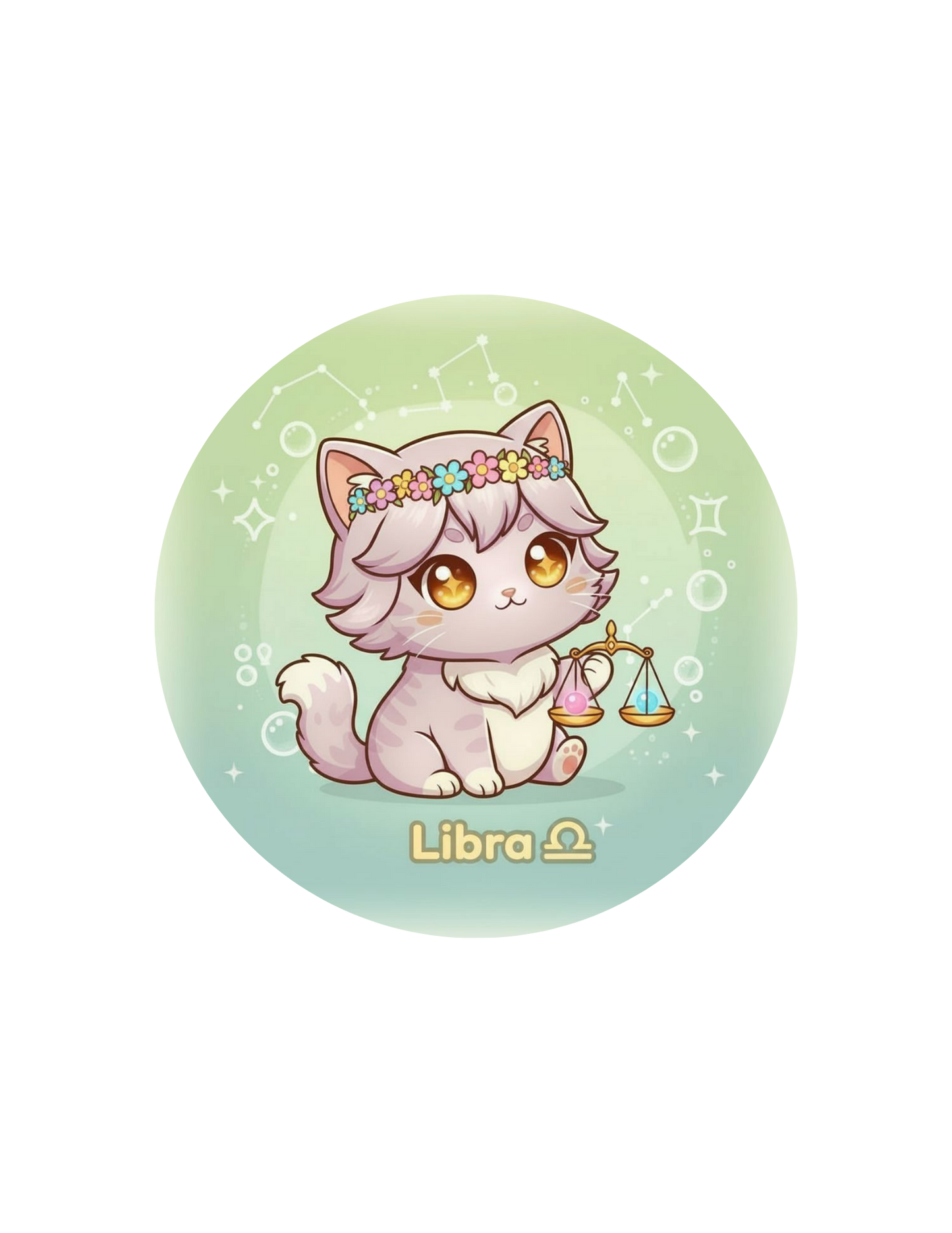 Zodiac Cat Vinyl Stickers – Cute Astrology Cats - Designs by Mysh