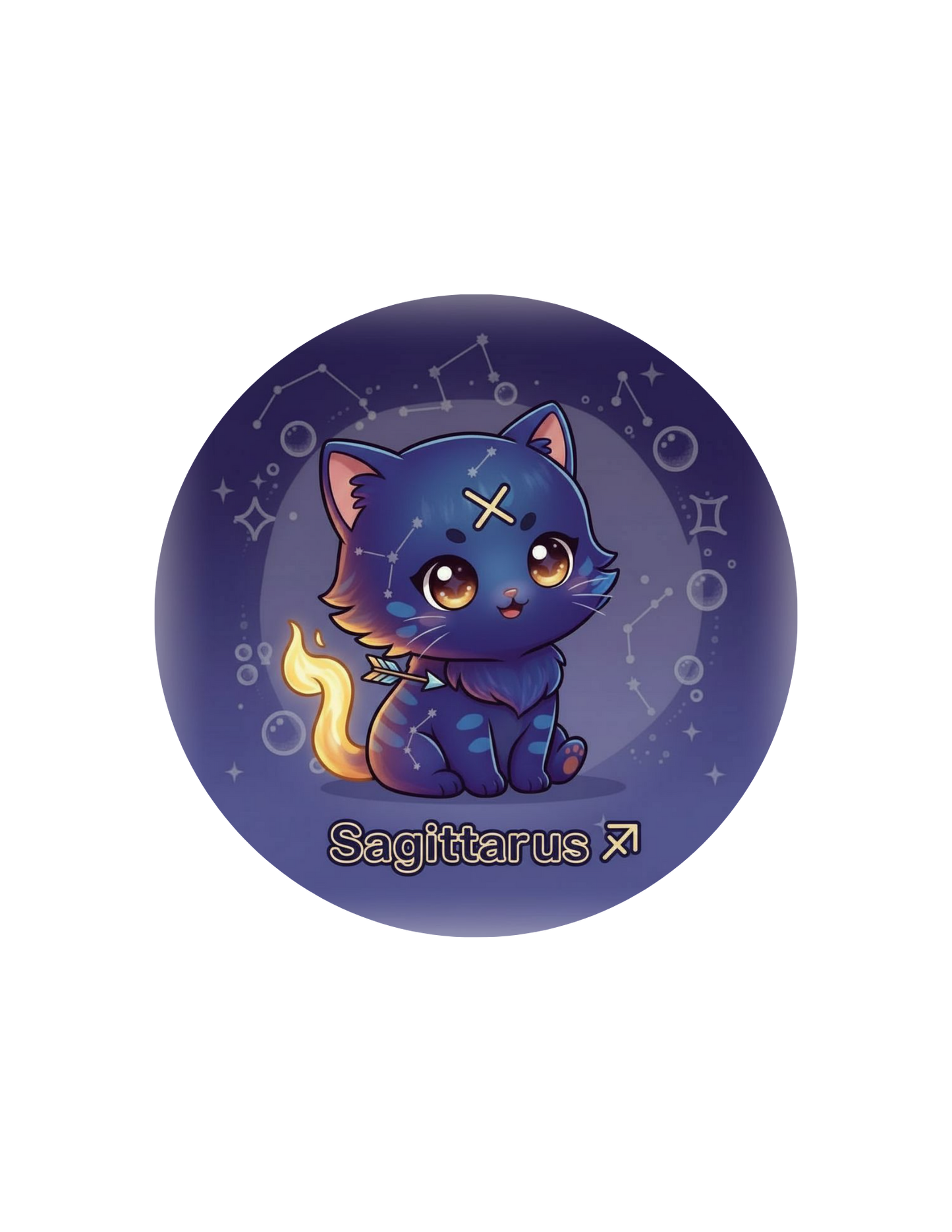 Zodiac Cat Vinyl Stickers – Cute Astrology Cats - Designs by Mysh