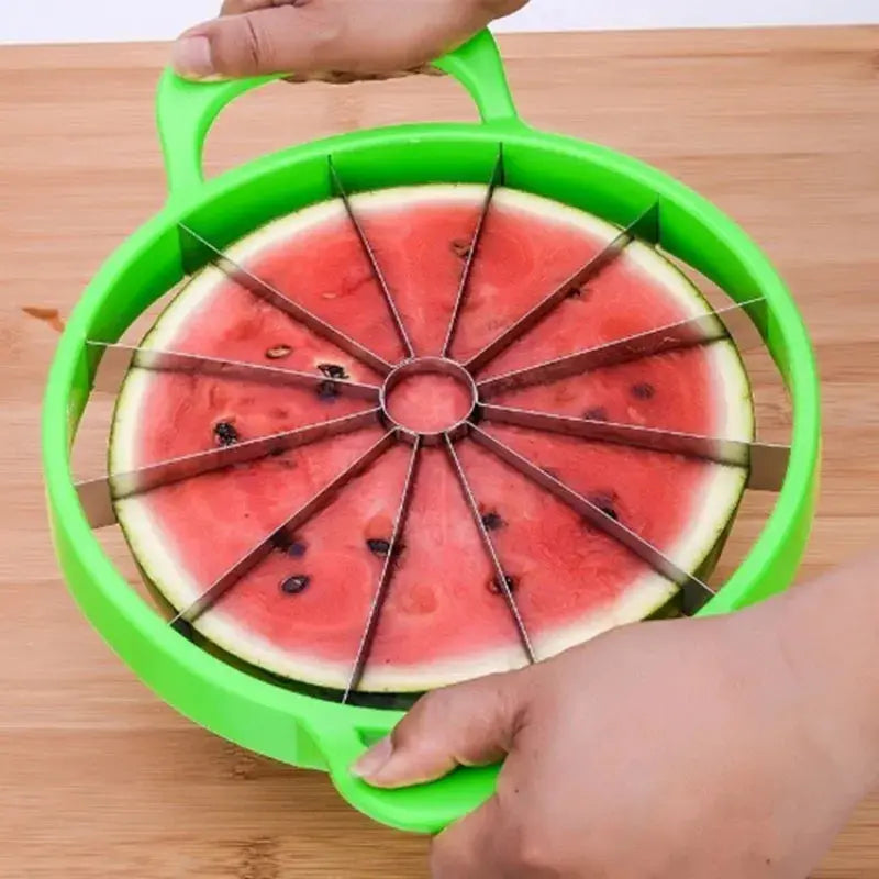 Watermelon Slicer Cutter Stainless Steel Creative Windmill Shape Large Size Convenient Fruit Dividers Kitchen Gadgets Items - Designs by Mysh