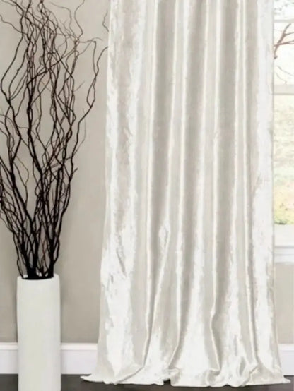 White Velvet Curtains, Custom Curtain Panels, Blackout Curtains, Living Room, Curtain Panels, Curtains, Bedroom Curtains, Dining Room Curtains - Designs by Mysh