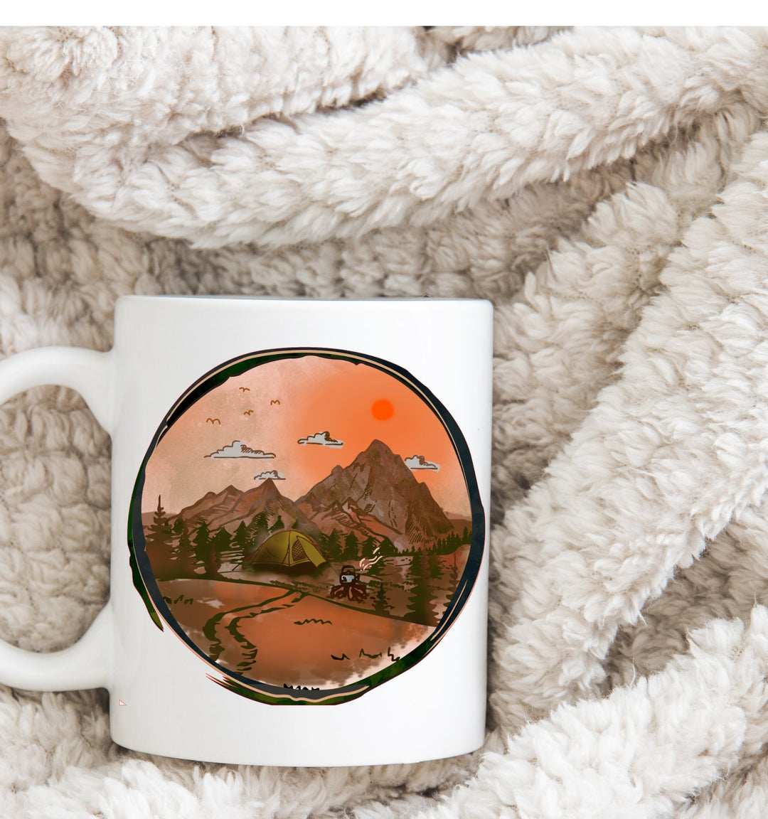 Camp Life mug - Designs by Mysh
