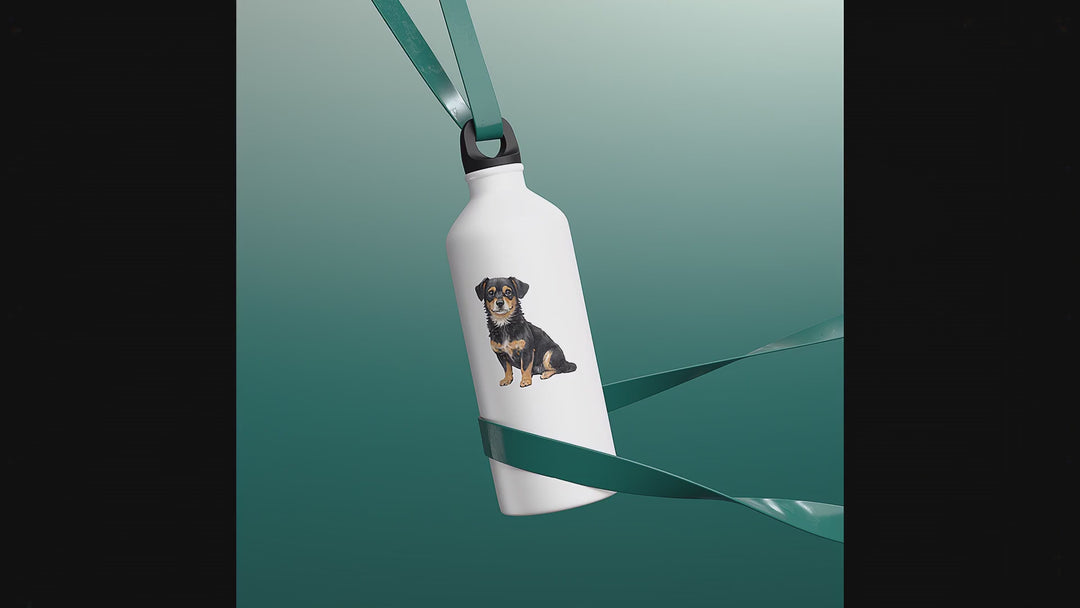 Chiweenie Black and Tan - Vinyl Stickers